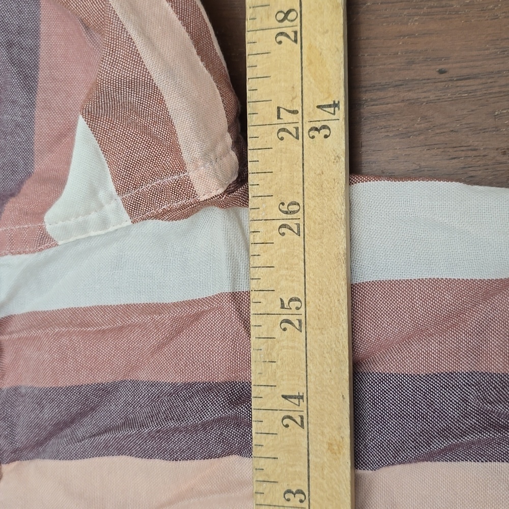 MADEWELL striped Shirt Sz L - Picture 3 of 5